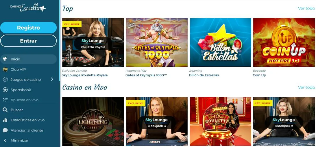 casinos online Perú estrella